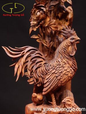 Gia đình gà gỗ sưa