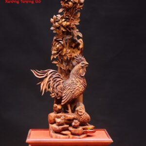 Gia đình gà gỗ sưa