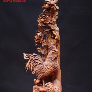 Gia đình gà gỗ sưa