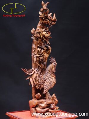 Gia đình gà gỗ sưa