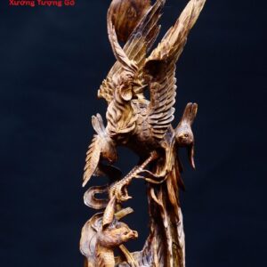 Phượng Hoàng lửa gỗ sưa