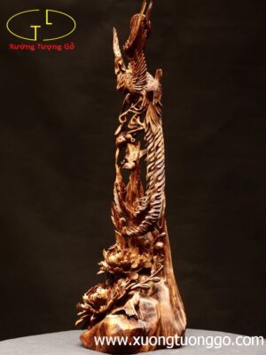 Phượng Hoàng lửa gỗ sưa