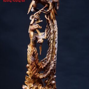 Phượng Hoàng lửa gỗ sưa