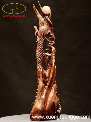 Phượng Hoàng lửa gỗ sưa