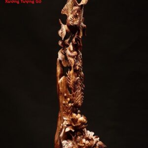 Phượng Hoàng lửa gỗ sưa