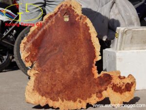 Diện Nhất tâm bái Phật gỗ nu hương.