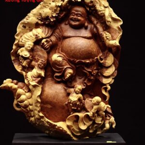 Di Lặc ngũ tiểu vác đào nu hương