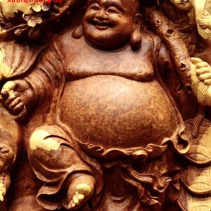 Di Lặc ngũ tiểu vác đào nu hương