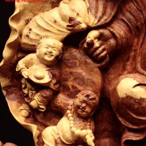 Di Lặc ngũ tiểu vác đào nu hương
