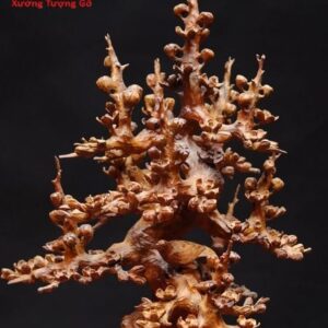 Bình mai gỗ hương.