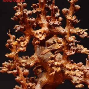 Bình mai gỗ hương.