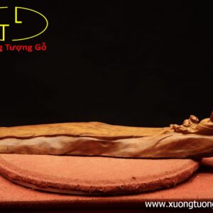 Khay trà di lặc gỗ hương ta.