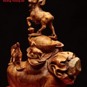 Tam dệ đứng bao tiền gỗ sưa.