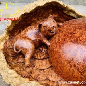 Chum nhị trư gỗ nu hương