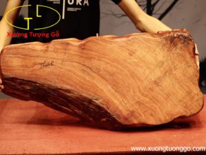 Khay trà thiềm thừ gỗ hương