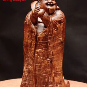 Di Lặc chúc phúc gỗ cẩm.