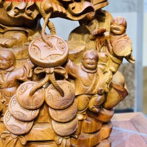 Di Lặc ngũ tiểu( ngũ phúc) đứng núi tiền