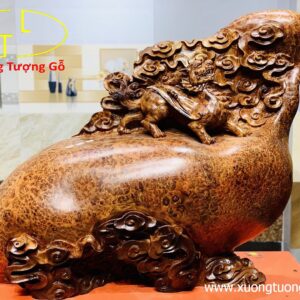 Tỳ Hưu gỗ nu hương