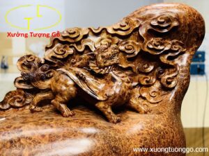 Tỳ Hưu gỗ nu hương