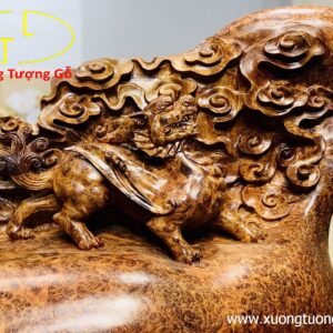 Tỳ Hưu gỗ nu hương