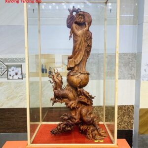 Đạt ma hàm long gỗ sưa