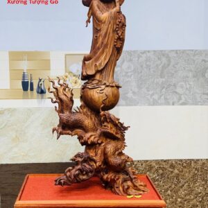 Đạt ma hàm long gỗ sưa
