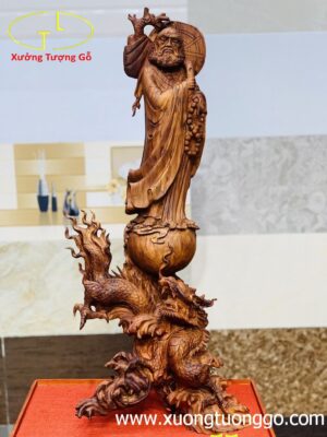 Đạt ma hàm long gỗ sưa