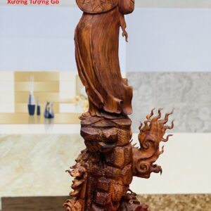 Đạt ma hàm long gỗ sưa
