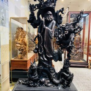 Đạt ma ngự tam long gỗ trắc