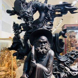 Đạt ma ngự tam long gỗ trắc