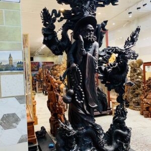 Đạt ma ngự tam long gỗ trắc