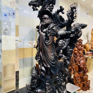 Đạt ma ngự tam long gỗ trắc