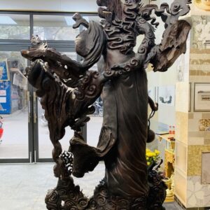 Đạt ma ngự tam long gỗ trắc