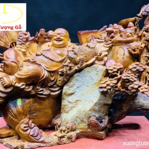 DI LẶC NGŨ TIỂU KÉO BAO GỖ HƯƠNG