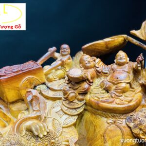 DI LẶC NGŨ TIỂU KÉO BAO GỖ HƯƠNG