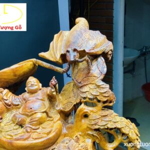 DI LẶC NGŨ TIỂU KÉO BAO GỖ HƯƠNG