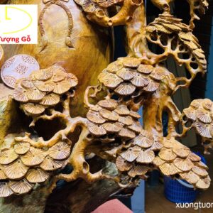 DI LẶC NGŨ TIỂU KÉO BAO GỖ HƯƠNG