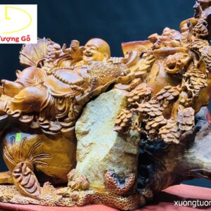 DI LẶC NGŨ TIỂU KÉO BAO GỖ HƯƠNG