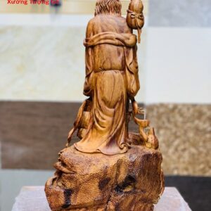 Ông thọ nhất tiểu gỗ sưa