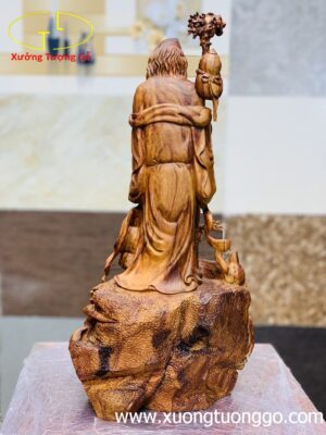 Ông thọ nhất tiểu gỗ sưa
