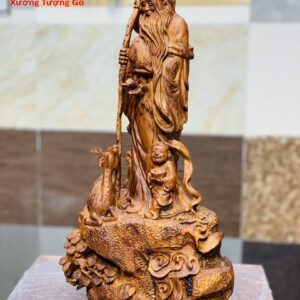 Ông thọ nhất tiểu gỗ sưa
