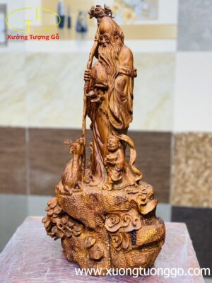Ông thọ nhất tiểu gỗ sưa