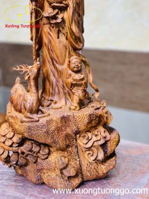 Ông thọ nhất tiểu gỗ sưa