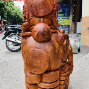 Di Lặc Cửu tiểu ngồi bao tiền nu hương.