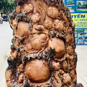 Thập Bát cá La Hán gỗ sun hương