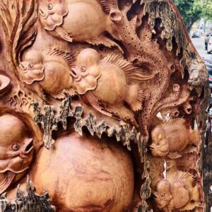 Thập Bát cá La Hán gỗ sun hương