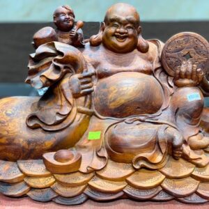 Di lặc nhất tiểu ngồi tiền gỗ hương ta