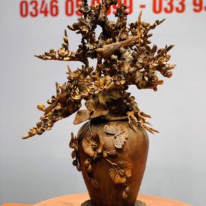 Bình mai gỗ sưa
