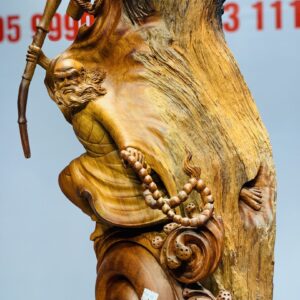 Đạt Ma múa võ gỗ hương ta