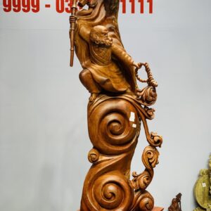 Đạt Ma múa võ gỗ hương ta